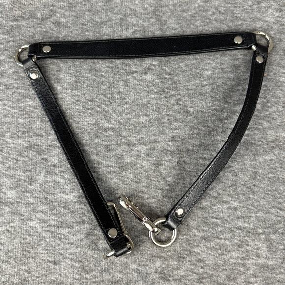 Coach Detachable Leather Strap Shoulder Top-Handle Polished Silver Hardware - Picture 3 of 6